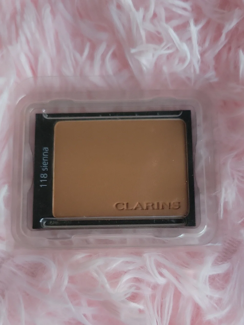 Clarins Sienna 118 Bronzer Pressed Powder - Warm Tan Brown